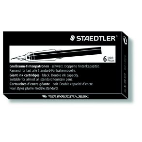 Jumbo blkpatron sort 6 stk